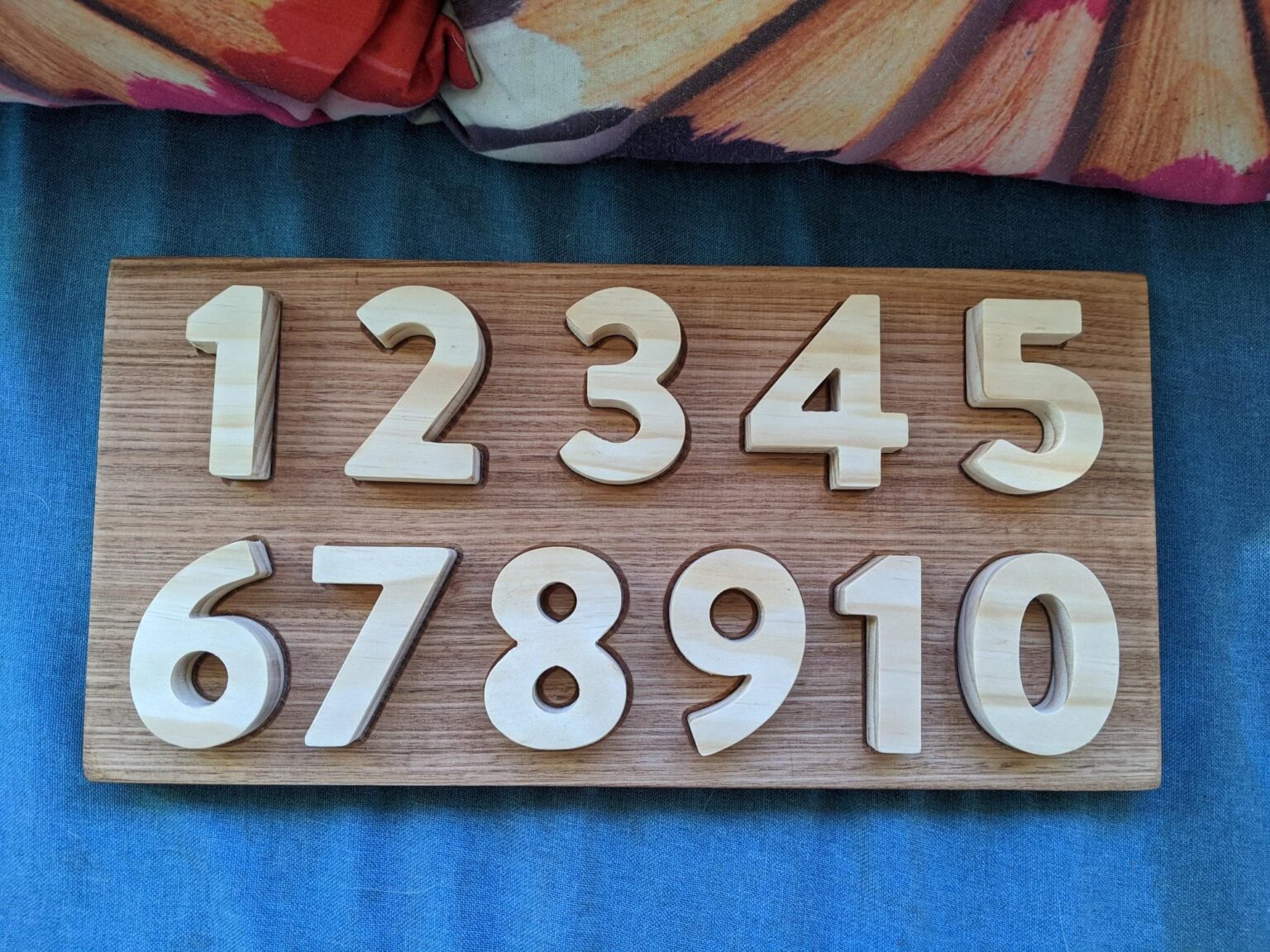 Wooden Numbers 1 To 10 Cygnet Cnc Designs